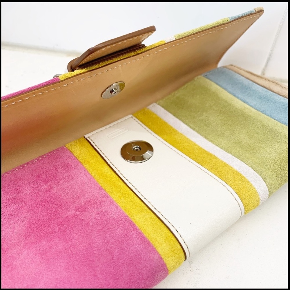 COACH Soho Suede Clutch Wallet - Picture 2 of 12